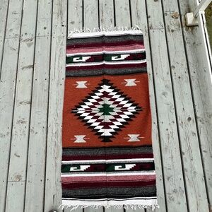 NWOT: Southwestern Inspired Woven Runner/Rug